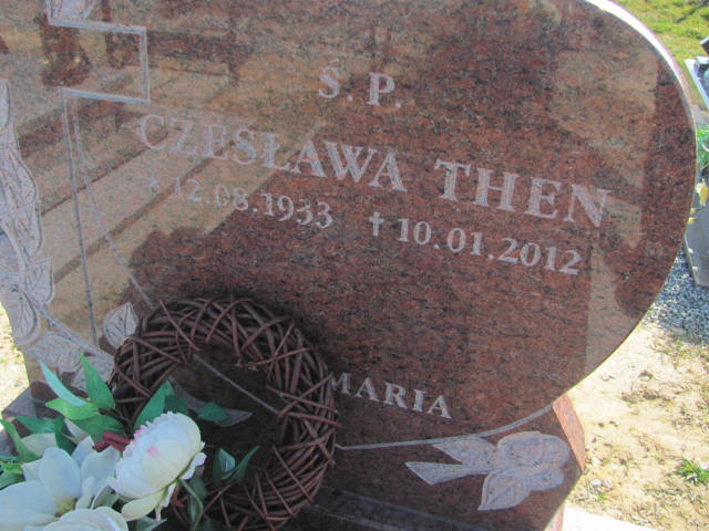Czesława Then 1933 Dzierżoniów - Grobonet - Wyszukiwarka osób pochowanych