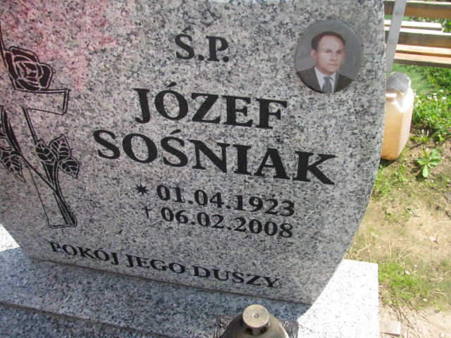 Józef Sośniak 1923 Dzierżoniów - Grobonet - Wyszukiwarka osób pochowanych