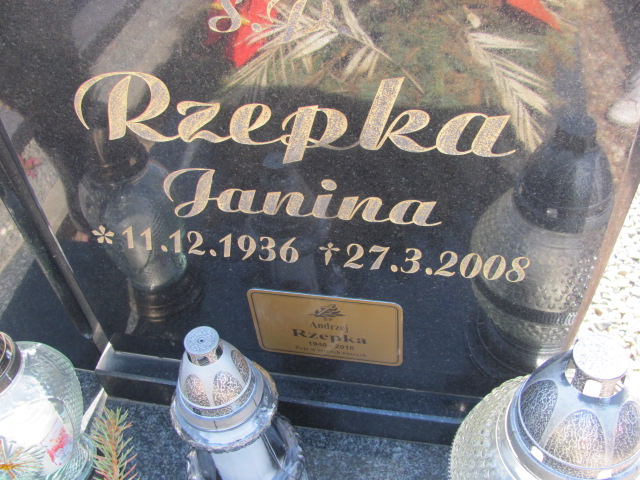 Janina Rzepka 1936 Dzierżoniów - Grobonet - Wyszukiwarka osób pochowanych