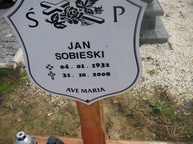 Jan Sobieski 1932 Dzierżoniów - Grobonet - Wyszukiwarka osób pochowanych