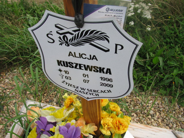 Alicja Kuszewska 1996 Dzierżoniów - Grobonet - Wyszukiwarka osób pochowanych