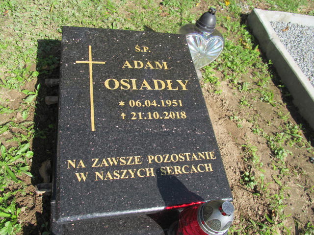 Adam Osiadły 1951 Dzierżoniów - Grobonet - Wyszukiwarka osób pochowanych
