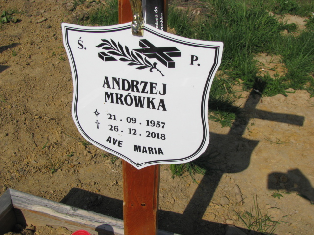 Andrzej Ryszard Mrówka 1957 Dzierżoniów - Grobonet - Wyszukiwarka osób pochowanych