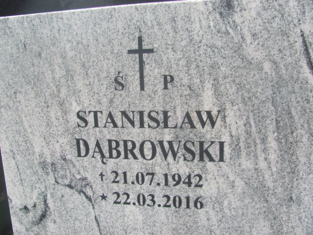 Grób Stanisław Dąbrowski