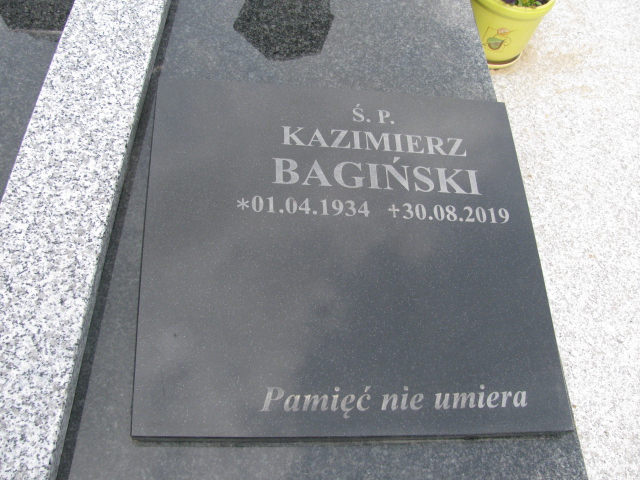 Kazimierz Bagiński 1934 Dzierżoniów - Grobonet - Wyszukiwarka osób pochowanych