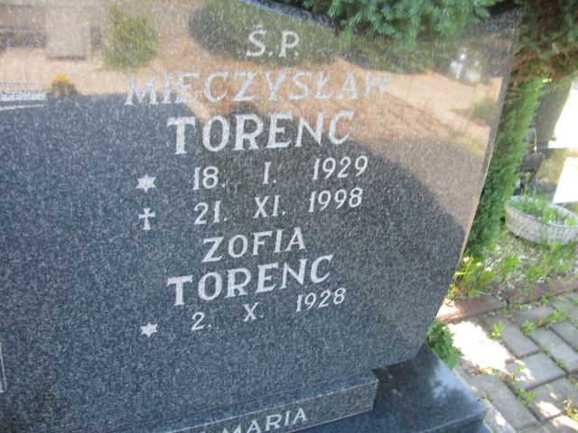 Mieczysław Torenc 1929 Dzierżoniów - Grobonet - Wyszukiwarka osób pochowanych