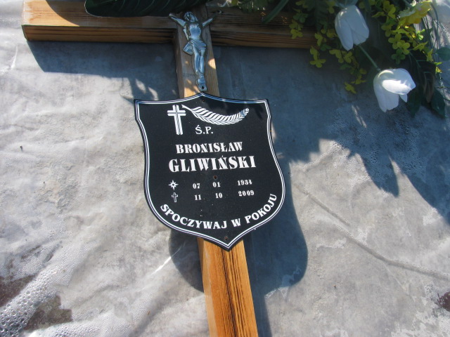 Bronisław Gliwiński 1934 Dzierżoniów - Grobonet - Wyszukiwarka osób pochowanych