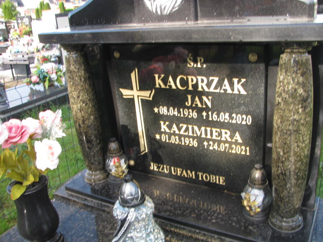 Jan Kacprzak 1936 Dzierżoniów - Grobonet - Wyszukiwarka osób pochowanych