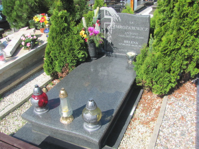 Grób Helena Mrożkiewicz