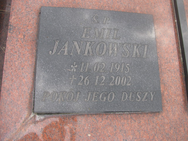 Emil Jankowski 1915 Dzierżoniów - Grobonet - Wyszukiwarka osób pochowanych