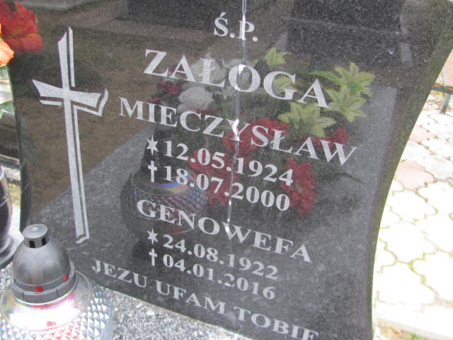 Genowefa Załoga 1922 Dzierżoniów - Grobonet - Wyszukiwarka osób pochowanych