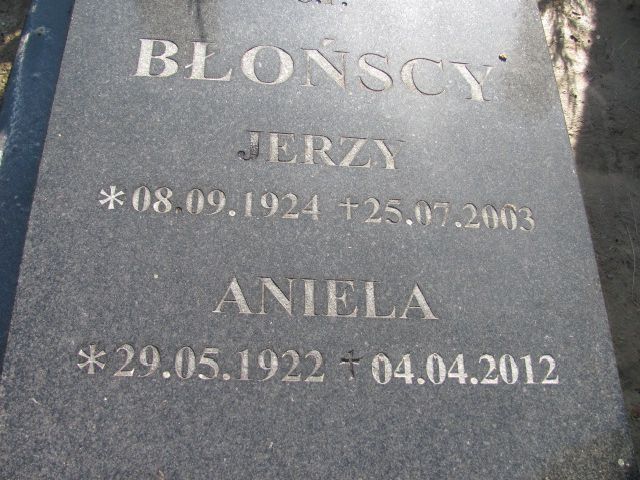 Aniela Błońska 1922 Dzierżoniów - Grobonet - Wyszukiwarka osób pochowanych